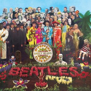 La copertina originale di Sgt. Pepper's Lonely Hearts Club Band