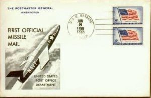 Una delle cartoline consegnate via missile dalla USS Barbero