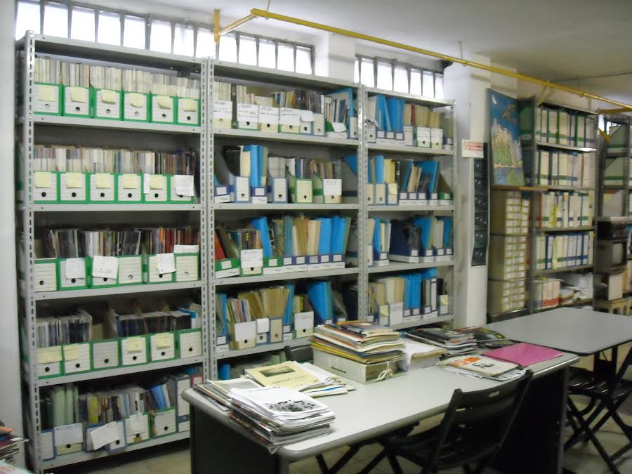 Una sezione dell'archivio del CISU.
